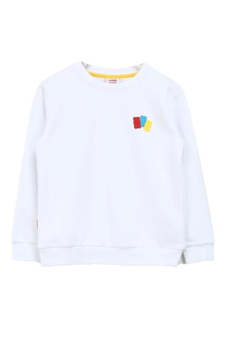 Haribo Çocuk SweatShirt - HRBTXT300 Beyaz - 2