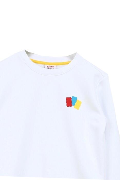 Haribo Çocuk SweatShirt - HRBTXT300 Beyaz - 4