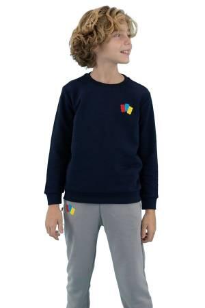 Haribo Çocuk SweatShirt - HRBTXT300 Lacivert - Haribo