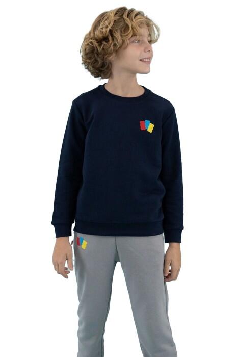 Haribo Çocuk SweatShirt - HRBTXT300 Lacivert - 1
