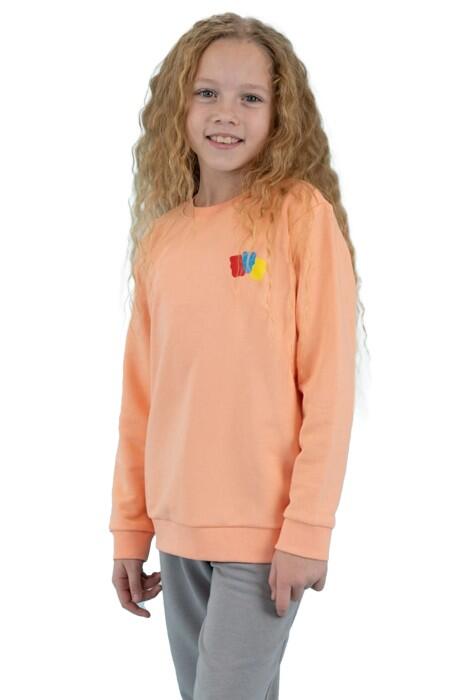 Haribo Çocuk SweatShirt - HRBTXT300 Somon - 1