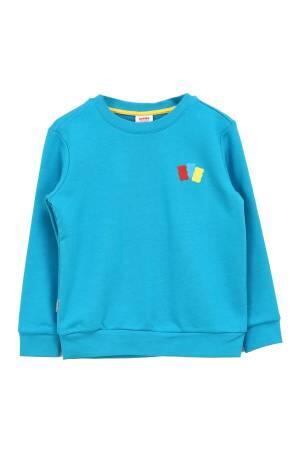 Haribo Çocuk SweatShirt - HRBTXT300 Turkuaz - Haribo