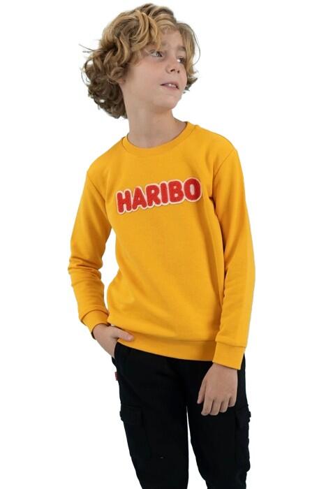 Haribo Çocuk SweatShirt - HRBTXT308 Hardal - 1