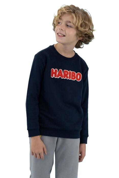 Haribo Çocuk SweatShirt - HRBTXT308 Lacivert - 1