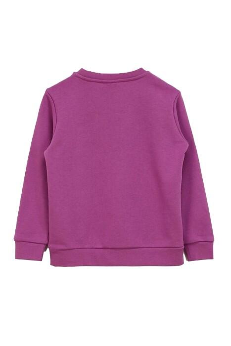 Haribo Çocuk SweatShirt - HRBTXT308 Lila - 5