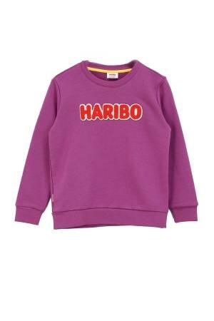 Haribo Çocuk SweatShirt - HRBTXT308 Lila - 6