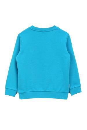 Haribo Çocuk SweatShirt - HRBTXT308 Turkuaz - 2