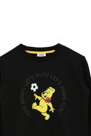 Haribo Ekek Çocuk SweatShirt - HRBTXT305 Siyah - 4