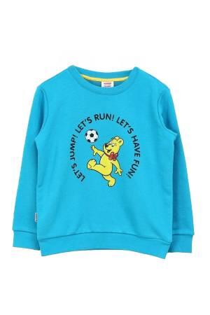 Haribo Ekek Çocuk SweatShirt - HRBTXT305 Turkuaz - 2