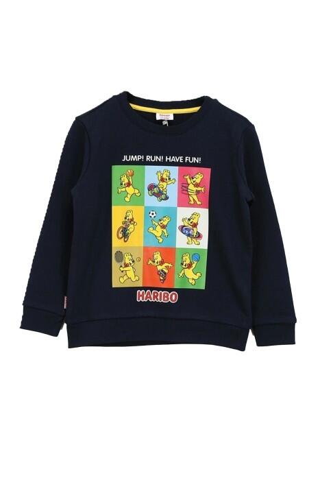 Haribo Erkek Çocuk SweatShirt - HRBTXT301 Lacivert - 2