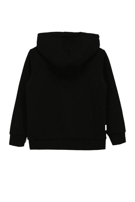 Haribo Hoodie Erkek Çocuk SweatShirt - HRBTXT317 Siyah - 3