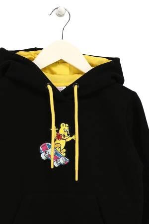Haribo Hoodie Erkek Çocuk SweatShirt - HRBTXT317 Siyah - 4