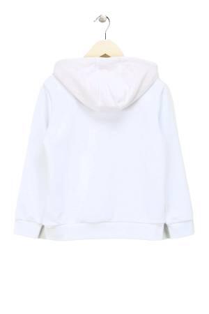 Haribo Hoodie Kız Çocuk SweatShirt - HRBTXT314 Beyaz - 3