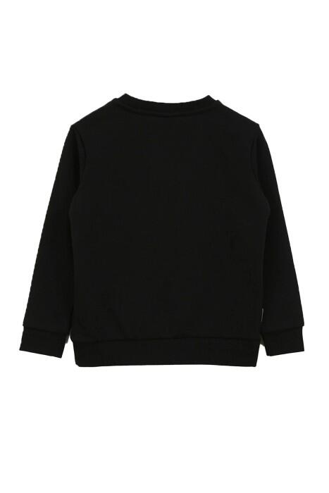 Haribo Kız Çocuk SweatShirt - HRBTXT302 Siyah - 3