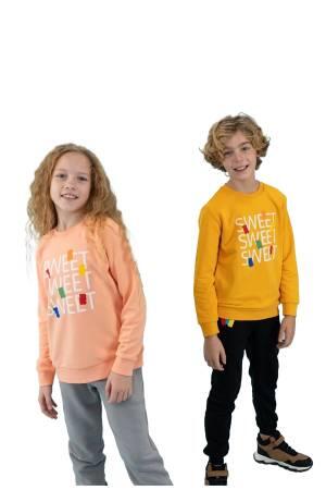 Haribo Kız Çocuk SweatShirt - HRBTXT306 Somon - 3