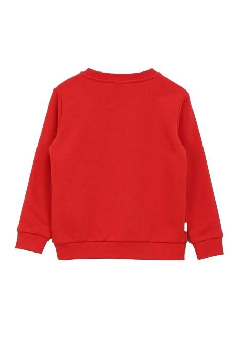 Haribo Kız Çocuk SweatShirt - HRBTXT309 Kırmızı - 3