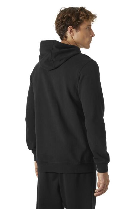 Helly Hansen Logo Kapüşonlu Erkek SweatShirt - 33977 Siyah - 2
