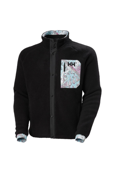 Helly Hansen Panorama Pile Snap Erkek Mont - 63348 Siyah - 1