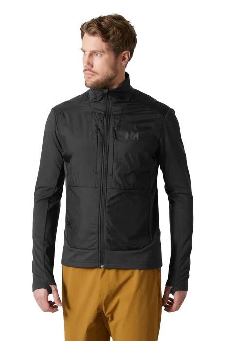 Helly Hansen Versalite Hybrid Fleece Erkek Mont - 63347 Koyu Gri - 1
