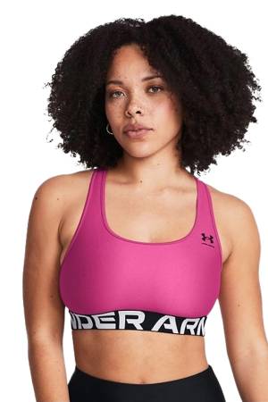 HG Authentics Mid Branded Kadın Bra - 1383544 Pembe - Under Armour