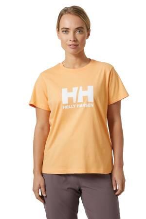Hh Logo 2.0 Kadın T-Shirt - 34465 Turuncu - 1