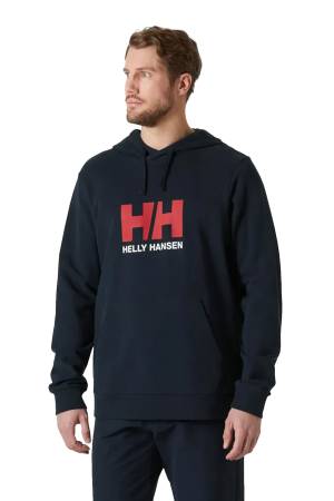 Hh Logo 2.0 Kapüşonlu Erkek SweatShirt - 30394 Lacivert - Helly Hansen