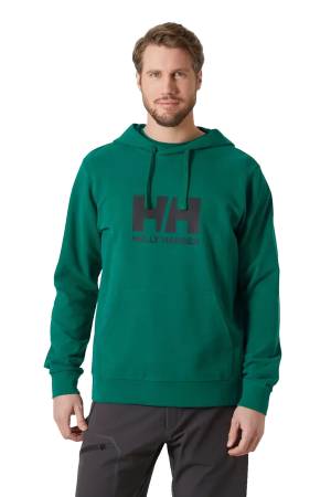 Hh Logo 2.0 Kapüşonlu Erkek SweatShirt - 30394 Yeşil - Helly Hansen
