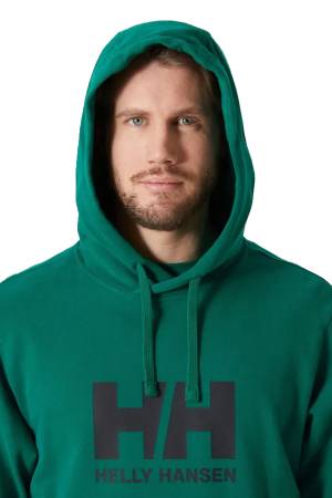 Hh Logo 2.0 Kapüşonlu Erkek SweatShirt - 30394 Yeşil - 3