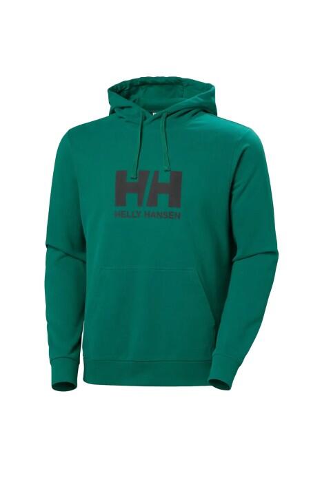 Hh Logo 2.0 Kapüşonlu Erkek SweatShirt - 30394 Yeşil - 5