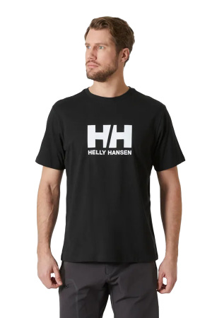 Hh Logo Erkek T-Shirt 3.0 - 54596 Siyah - Helly Hansen