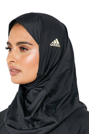 Hijab 1 Kadın Tesettür - GE3280 Siyah - EU-Adidas