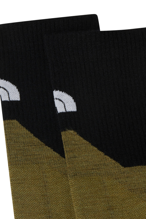 Hıkıng Crew Sock Unisex Çorap - NF0A882K Haki/Siyah - 2
