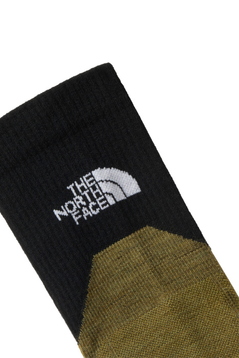 Hıkıng Crew Sock Unisex Çorap - NF0A882K Haki/Siyah - 3