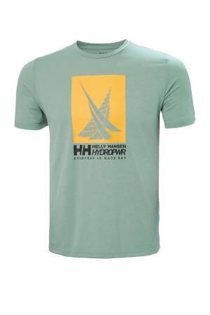 Hp Race Graphic Erkek T-Shirt - 34419 Mint Yeşili - 2