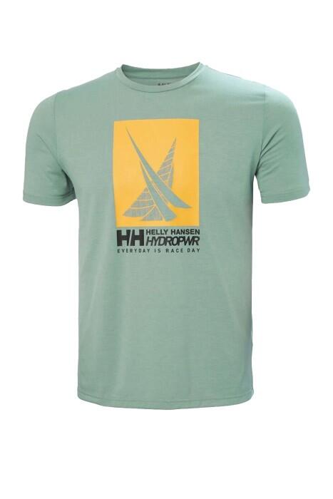 Hp Race Graphic Erkek T-Shirt - 34419 Mint Yeşili - 2