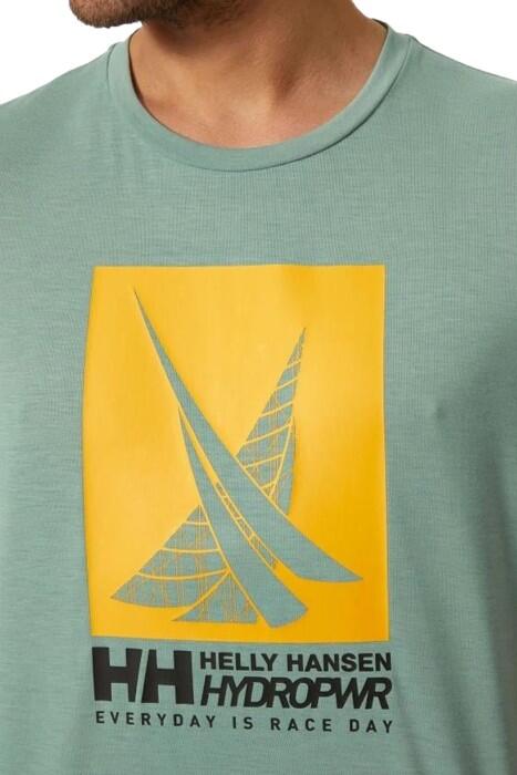 Hp Race Graphic Erkek T-Shirt - 34419 Mint Yeşili - 3