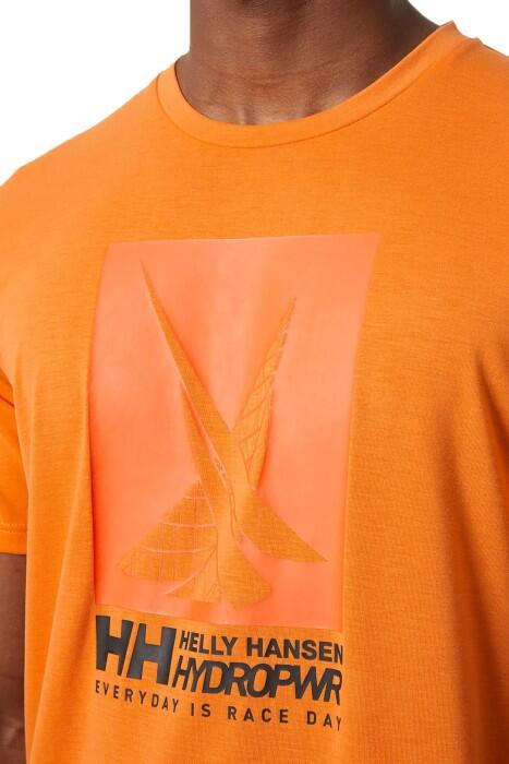 Hp Race Graphic Erkek T-Shirt - 34419 Turuncu - 3