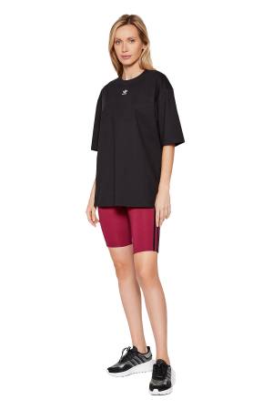 Hw Kadın Short Tayt - HE0406 Bordo - 2