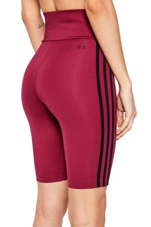 Hw Kadın Short Tayt - HE0406 Bordo - 3