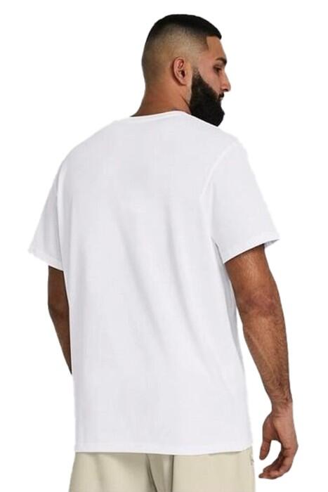 Hw Lc Patch Ss Erkek T-Shirt - 1382902 Beyaz - 2