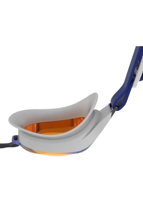Hydropure Mirror Gog Au Yüzücü Gözlüğü - 8-126688136 Mavi/Altın - 2