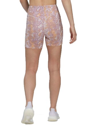Hyperglam Aeroready High Rise Training Kadın Short Tayt - H44779 Desenli - 2