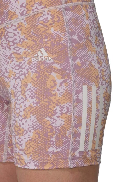 Hyperglam Aeroready High Rise Training Kadın Short Tayt - H44779 Desenli - 5
