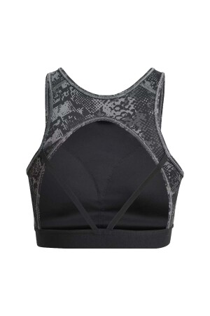 Hyperglam Aeroready Kadın Bra - H44778 Siyah/Gri - 2