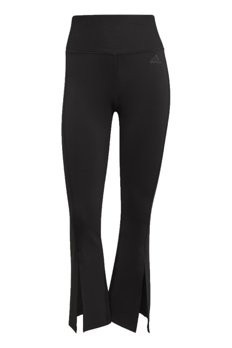 Hyperglam Flared Rib Kadın Eşofman Altı - HM3189 Siyah - 1