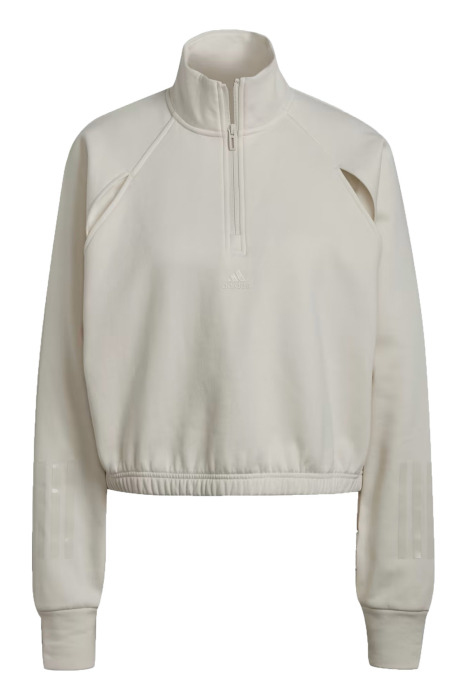 Hyperglam Fleece Kadın SweatShirt - HM3215 Beyaz - 1