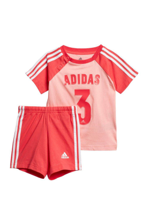 I Sport Sum Kız Çocuk Şortlu Takım - FM6383 Pembe - EU-Adidas