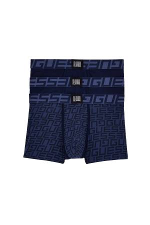 Idol Erkek 3'lü Boxer - U4RG01K6YW0 Mavi - Guess