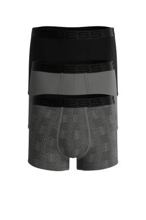 Joe Trunk Erkek 3'lü Boxer - U4YG05K6YW0 Siyah - Guess