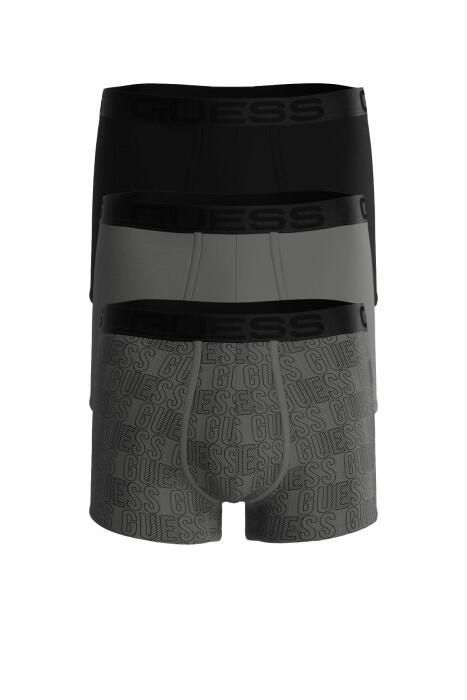 Joe Trunk Erkek 3'lü Boxer - U4YG05K6YW0 Siyah - 1